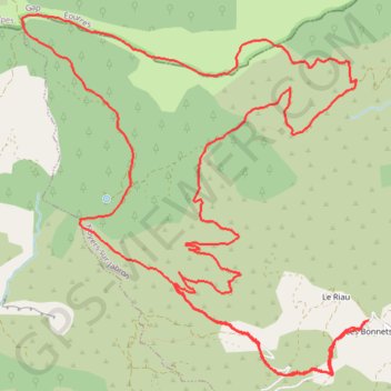 Crête de l'Âne GPS track, route, trail