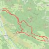 Casque de Lhéris depuis Asté GPS track, route, trail