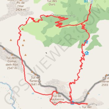 Maubermé GPS track, route, trail