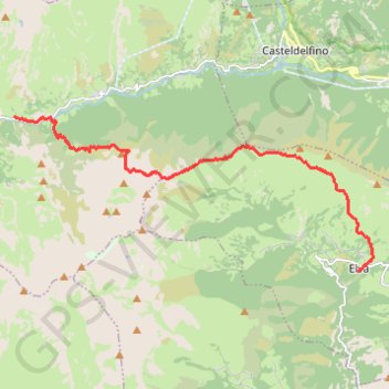 Val Maira - Chambeyron J4 - Elva - Ref. Melezé GPS track, route, trail