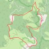Versant Nord du Mont Lozère - Outlet - Auriac - Les Sagnes GPS track, route, trail
