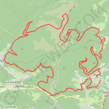 Les Brimbelles GPS track, route, trail