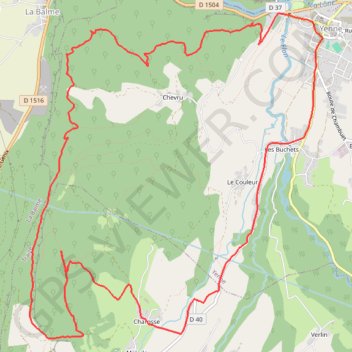 Yenne vers Mont Tournier GPS track, route, trail