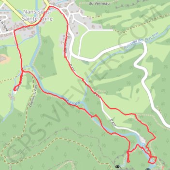 Source du Lison - Nans-sous-Sainte-Anne GPS track, route, trail