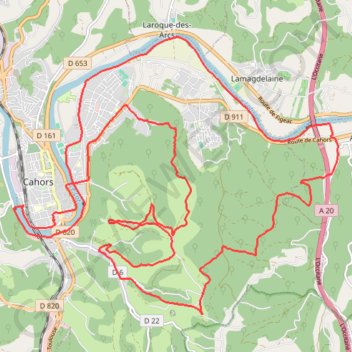 Mont Saint-Cyr GPS track, route, trail
