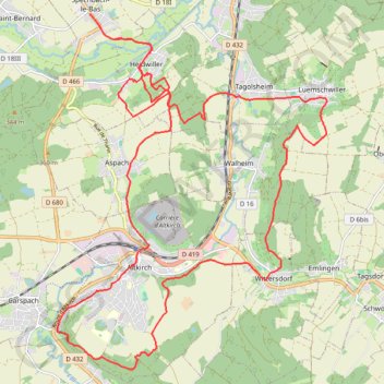 Barbec Sundgau GPS track, route, trail