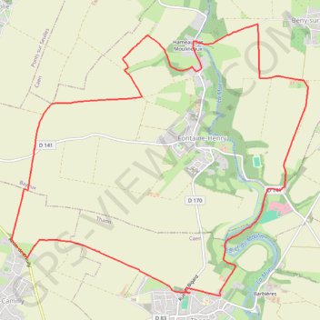 Le Fresne matin GPS track, route, trail