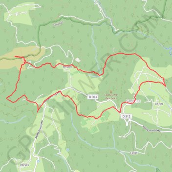 Tour de Brison GPS track, route, trail