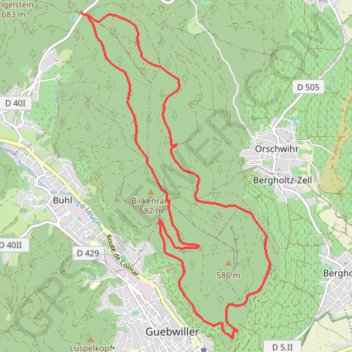 Circuit du Saint-Gangolphe GPS track, route, trail