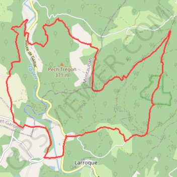 Saint Urbens GPS track, route, trail