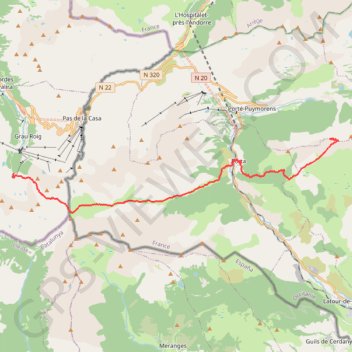Traversée des Pyrénées - Étape 30 GPS track, route, trail