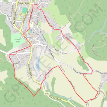 Pays Voironnais - Circuit de Louisias GPS track, route, trail
