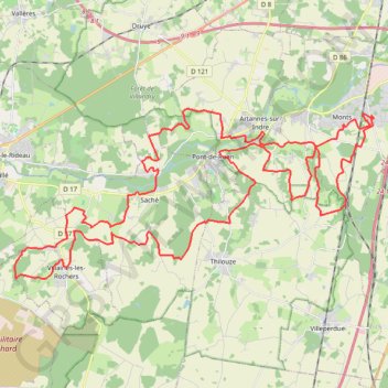La vallée du lys GPS track, route, trail