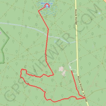 Rocher canon (le) GPS track, route, trail