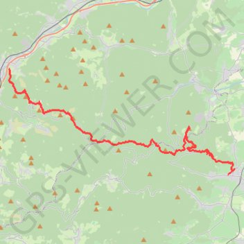 Crêtes des Vosges - Jour 6 GPS track, route, trail