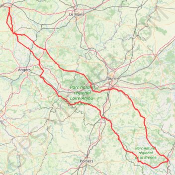 BRM 600 - Audax Lavallois GPS track, route, trail