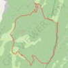 Pré de Cinq Sous - Beauregard Baret GPS track, route, trail