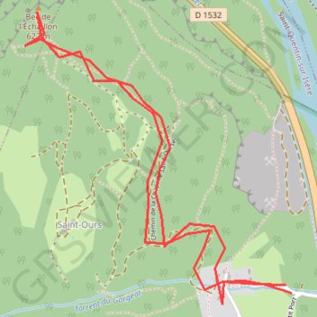 Bec de l'Echaillon (Vercors) GPS track, route, trail