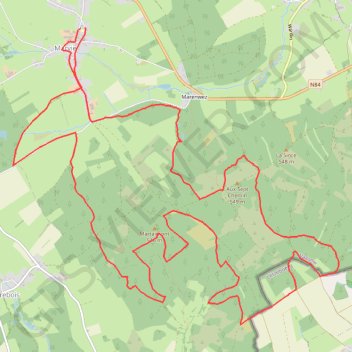 BA22 19 km GPS track, route, trail