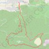 Sainte Anastasie plateau des Thémes GPS track, route, trail