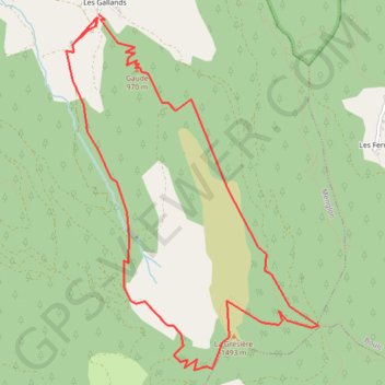 Saint Roman Glandasse GPS track, route, trail