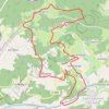 Les Monts du Lyonnais depuis Saint-Laurent-de-Vaux GPS track, route, trail