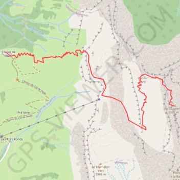 Bornes - la Tournette GPS track, route, trail