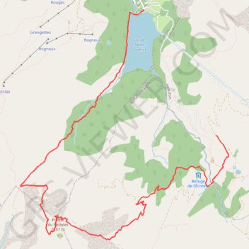 La pointe de Riondet GPS track, route, trail