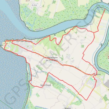 Parcours cyclable 13 : "De la Charente à l’Atlantique" - 28 km GPS track, route, trail