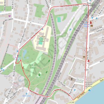 Promenade à Ablon-sur-Seine GPS track, route, trail