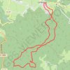 Entre Le Bessat et Le Col De La Republique GPS track, route, trail