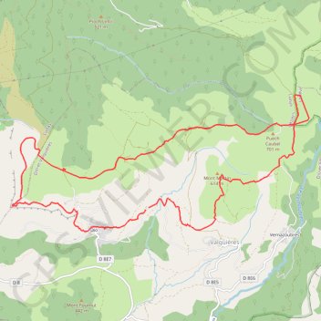 Eolienne de Dio - Saint Amans GPS track, route, trail