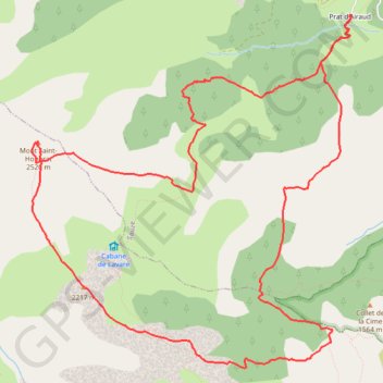 Mont Saint-Honorat GPS track, route, trail
