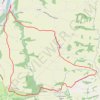 De Marquefave à Lacaugne GPS track, route, trail