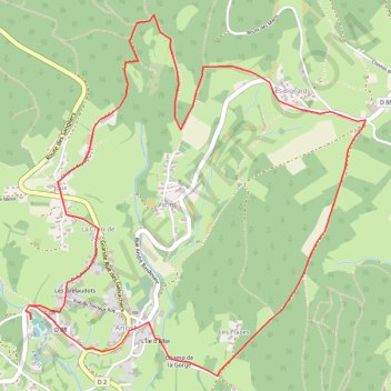 Parc du Morvan - Anost GPS track, route, trail