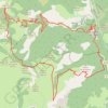 Lauvet d'Ilonse GPS track, route, trail