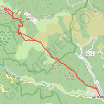 Sentier des 4 arches GPS track, route, trail