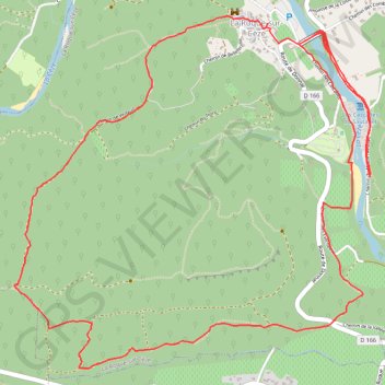 Cascades de Sautadet GPS track, route, trail