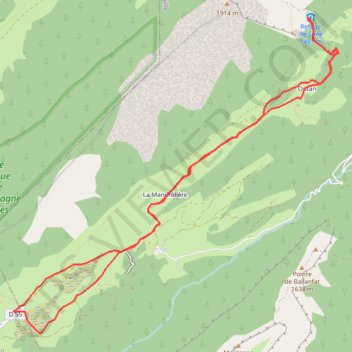 Refuge de Spée GPS track, route, trail