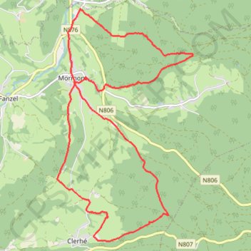 Li Pleure-Intinchera - Belgique - ormont GPS track, route, trail