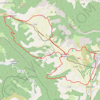 Blaireau GPS track, route, trail