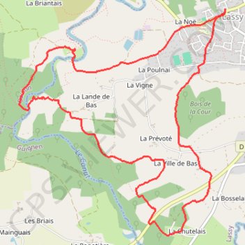 Landes de Lassy GPS track, route, trail