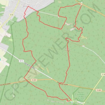 Fontainebleau Epine GPS track, route, trail