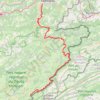GTJ 82 km Mandeurre - Le pissoux GPS track, route, trail