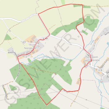 Chemins du Cœur des Vosges - Les Bouxaux GPS track, route, trail