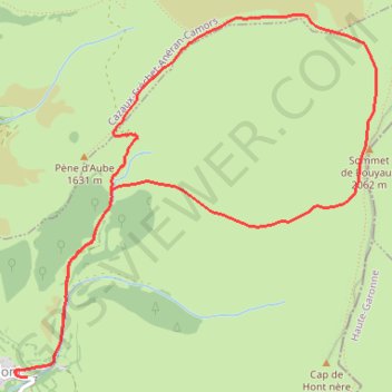 Cap de Peyrehicade GPS track, route, trail