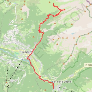 Via Alpina - Refuge Tornay-Bostan > Salvagny GPS track, route, trail