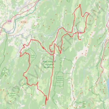 GFNY Villard de Lans - Long Course GPS track, route, trail