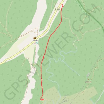 Le moulin de Javon GPS track, route, trail