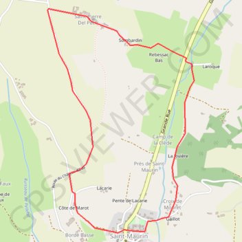 Rando Saint Maurin GPS track, route, trail